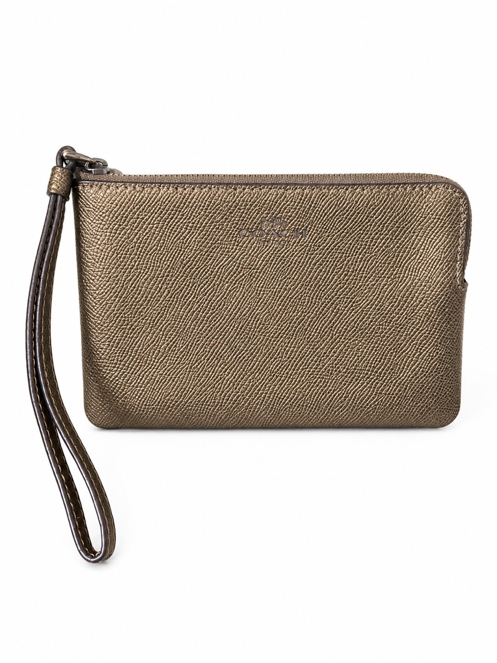 Coach Metallic Wristlet